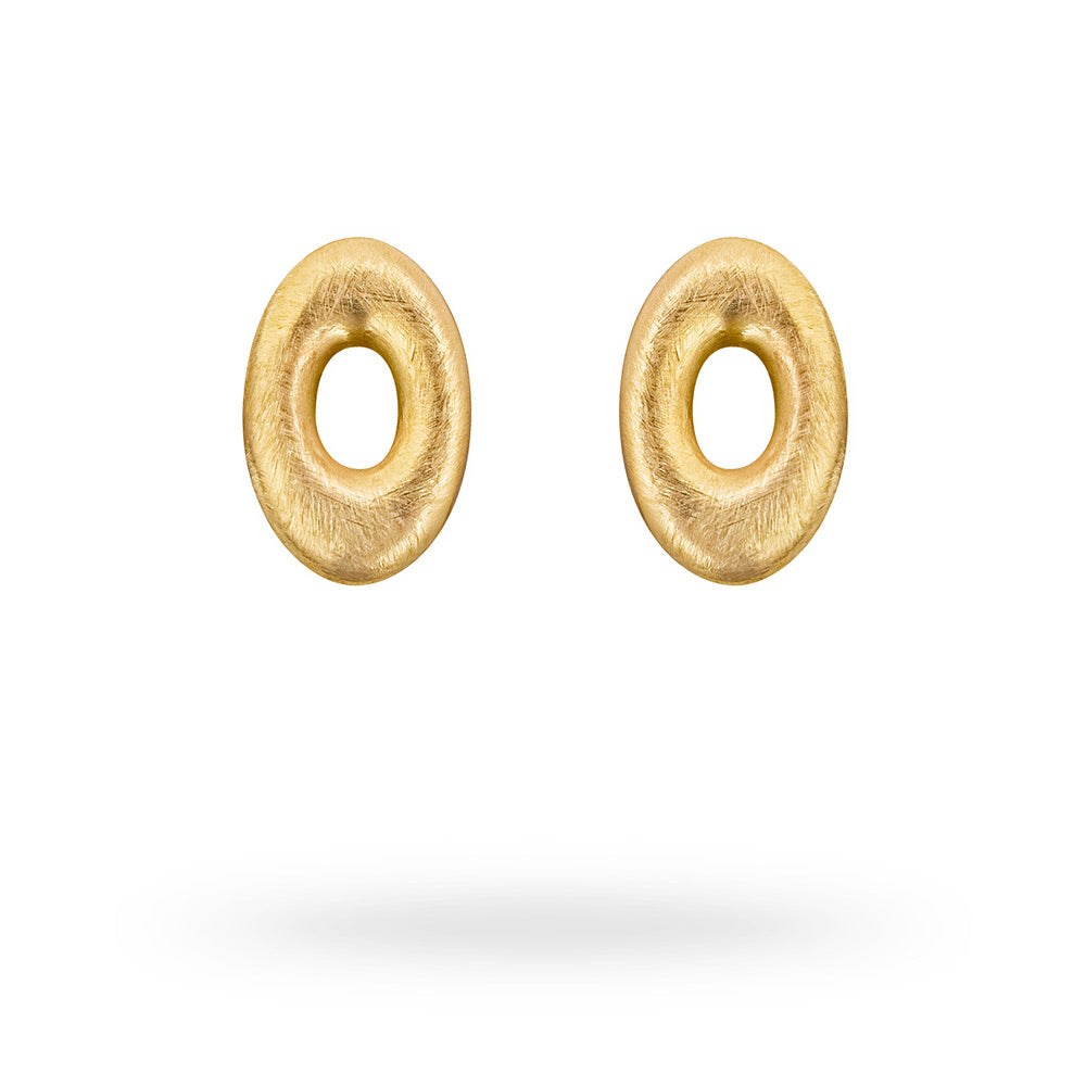Oval Stud Earring