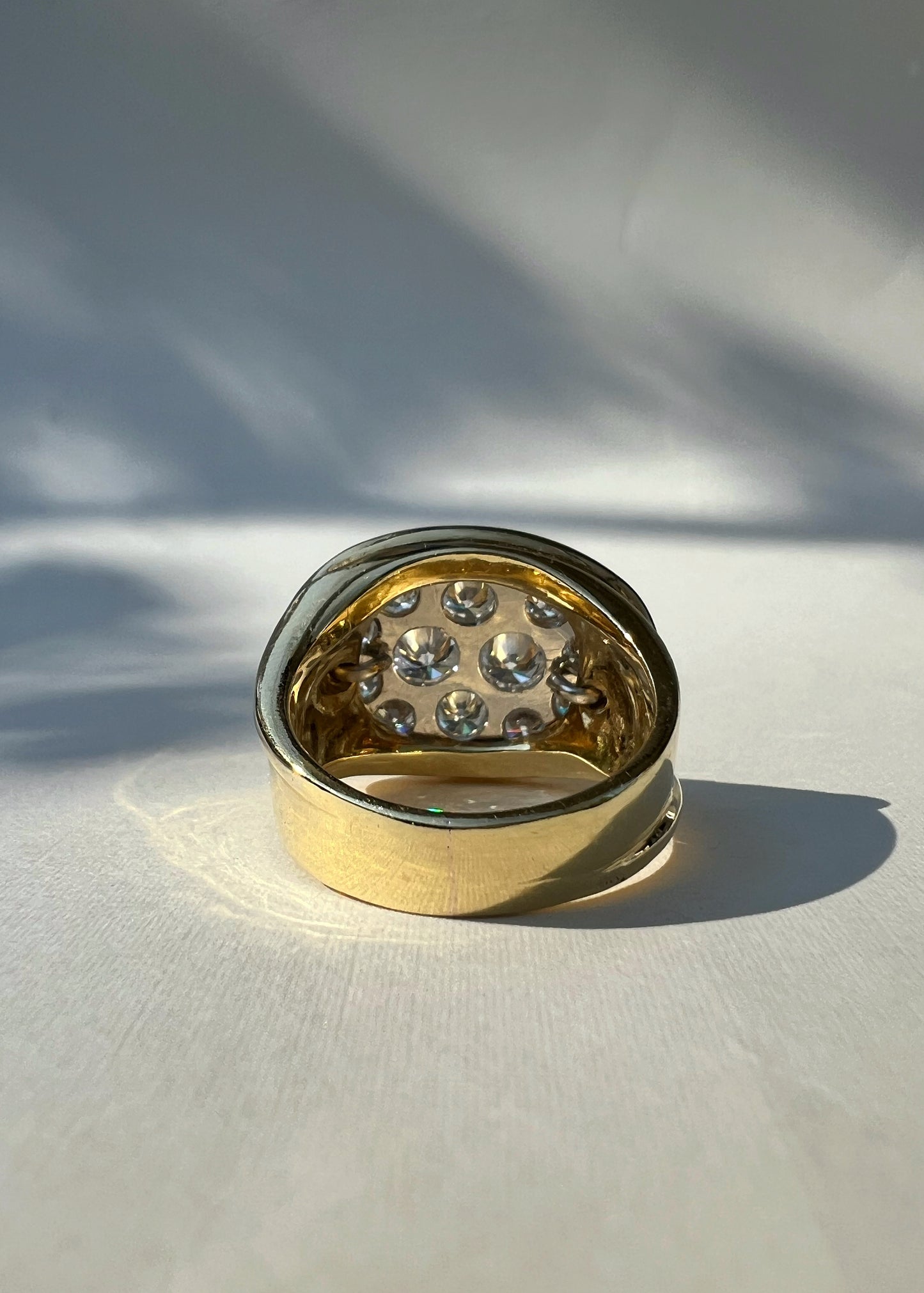 Diamond Cluster Ring