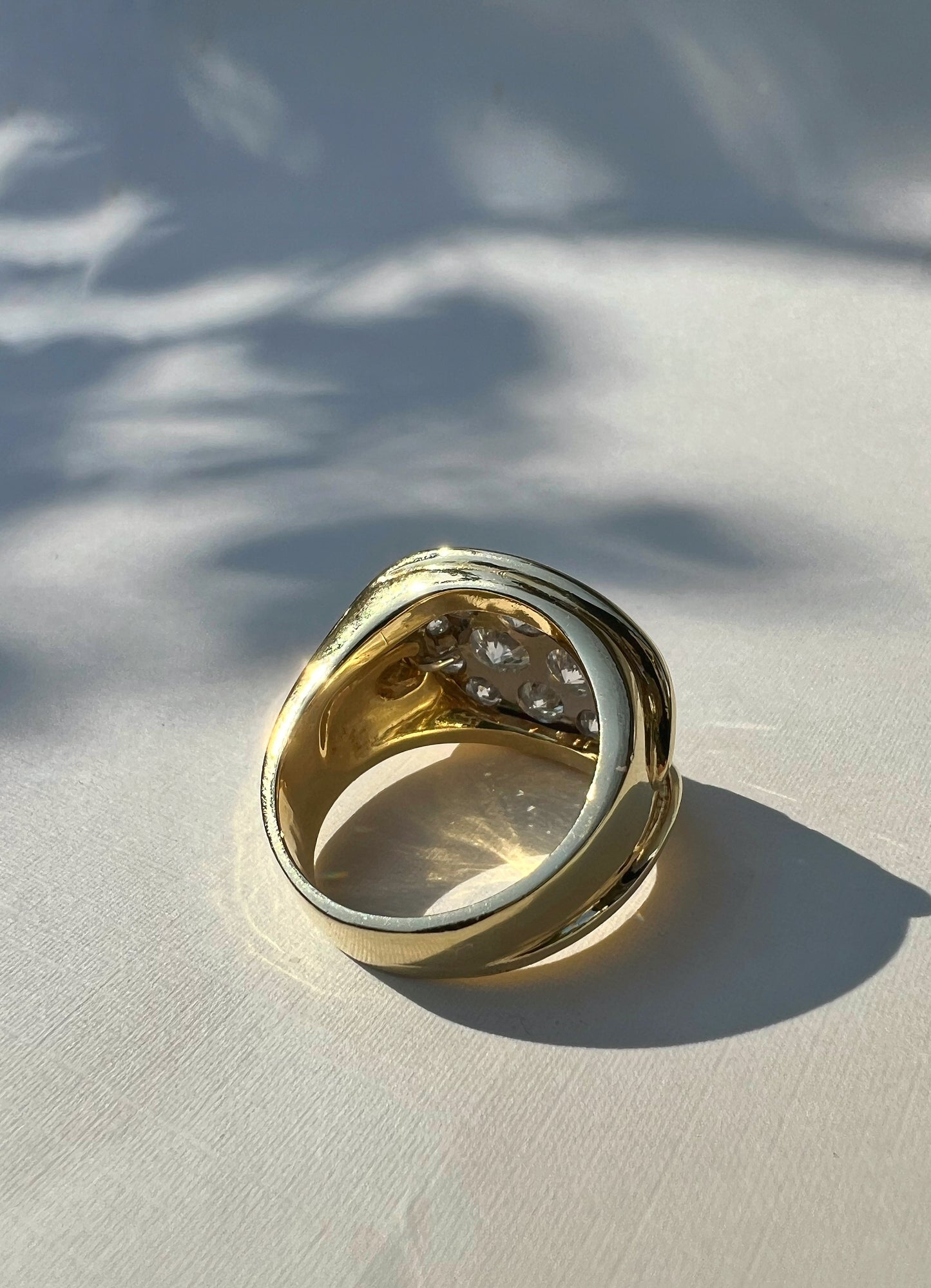 Diamond Cluster Ring