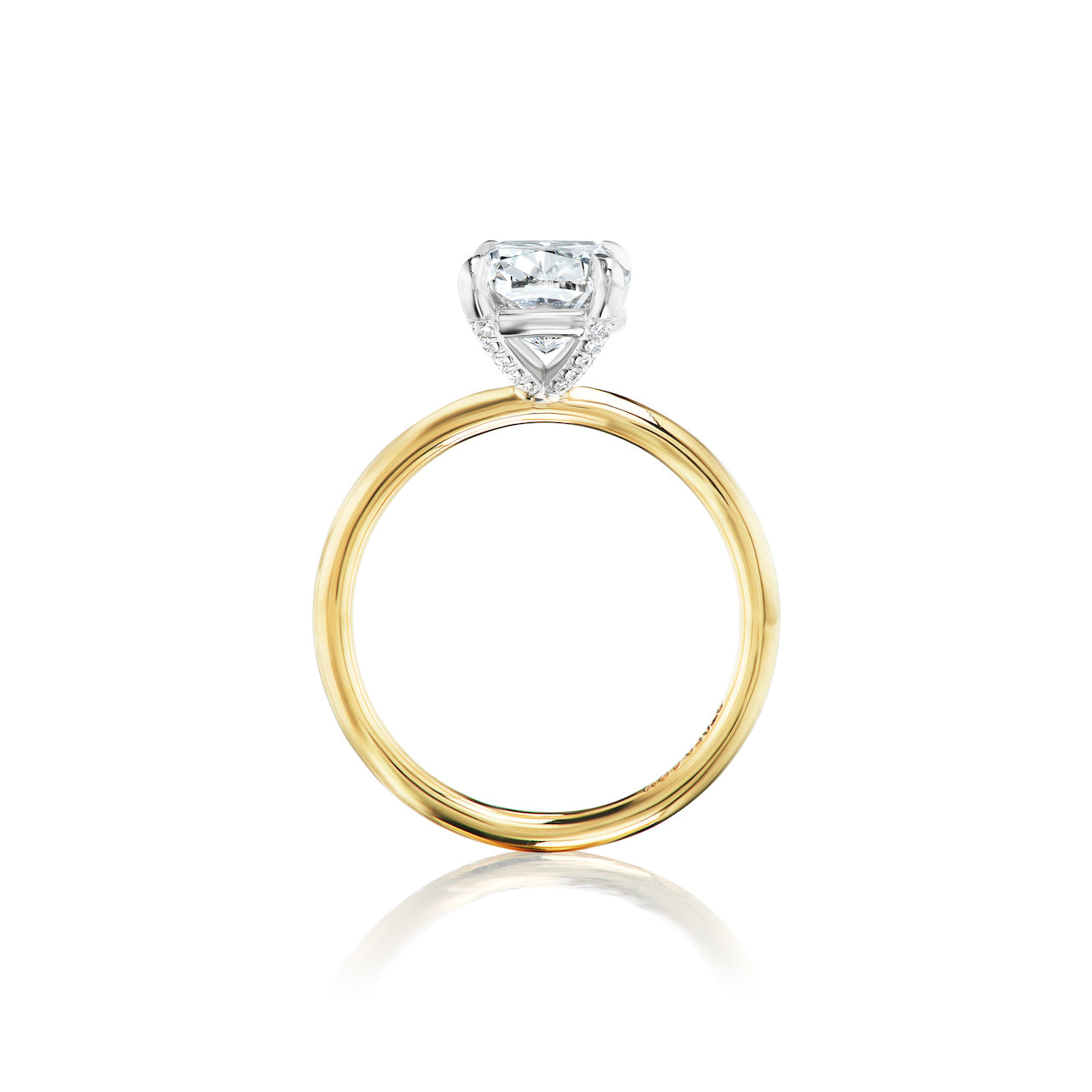 Cushion Cut Solitaire Engagement Ring
