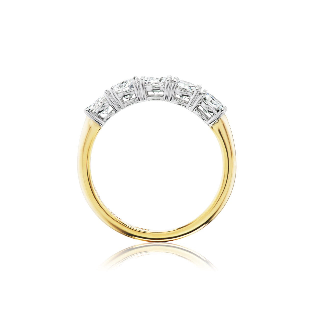 Five Stone Wedding Band