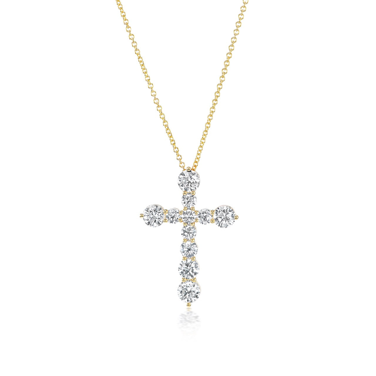 Graduated Diamond Cross