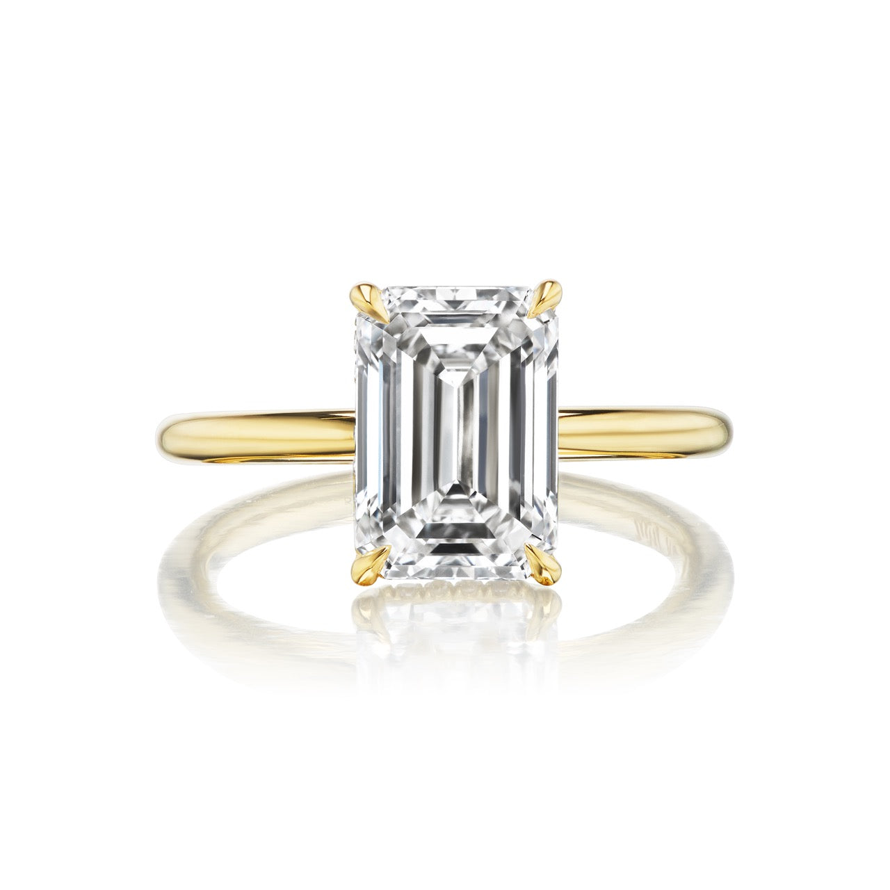 Emerald Cut Solitaire