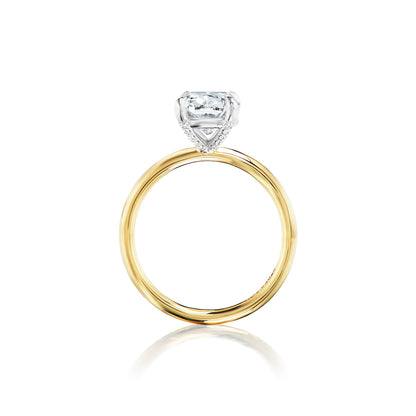 Cushion Cut Solitaire Engagement Ring