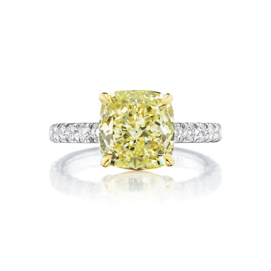 Yellow Diamond Engagement Ring