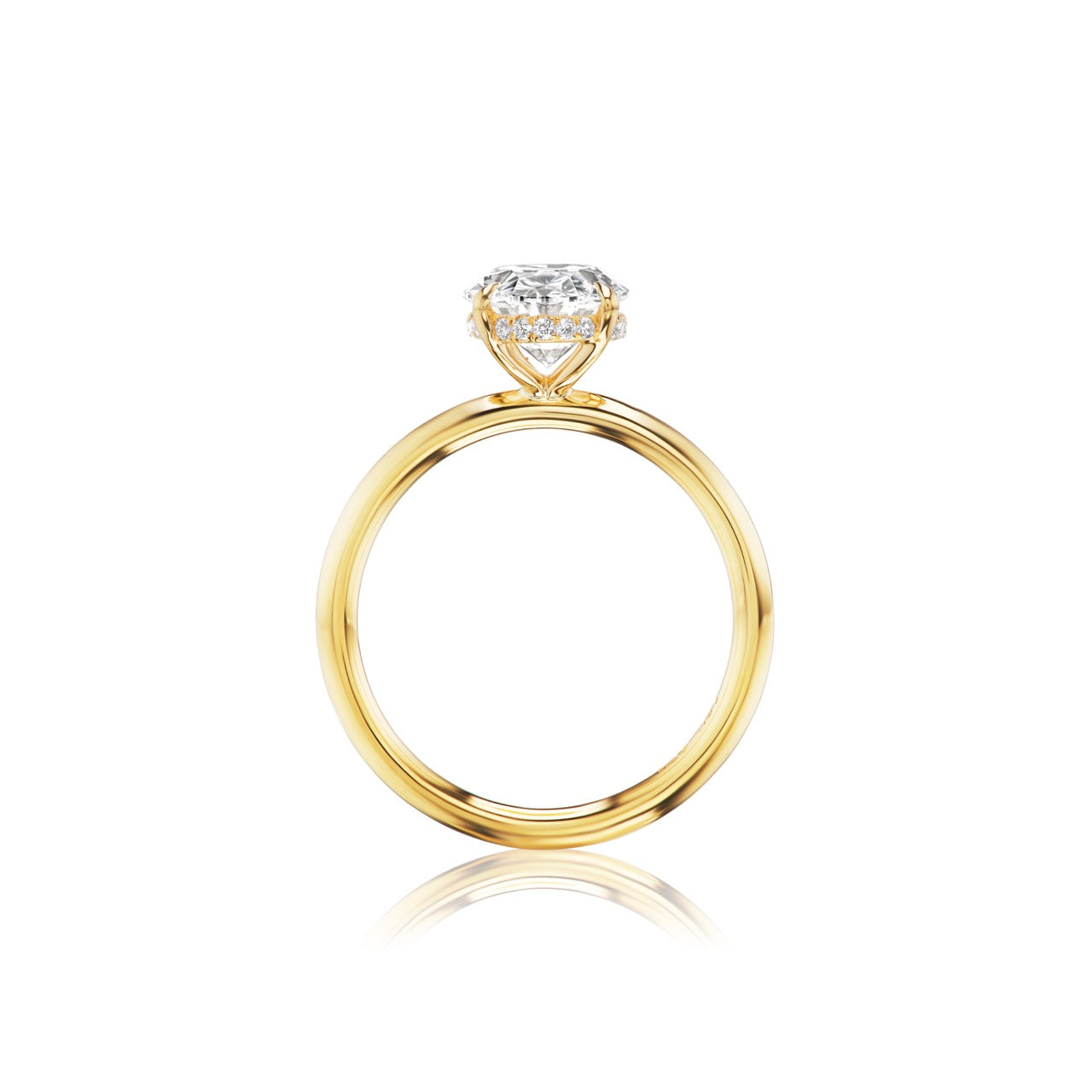 Oval Cut Solitaire