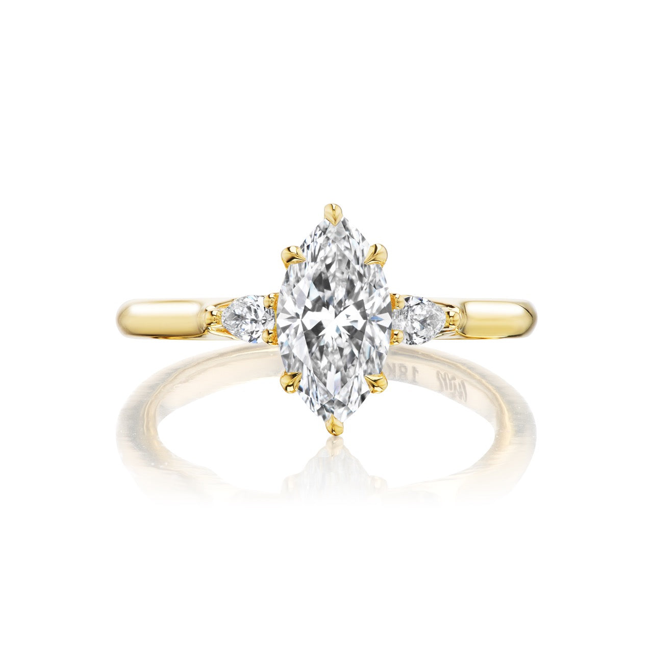 Kayla Three Stone Engagement Ring