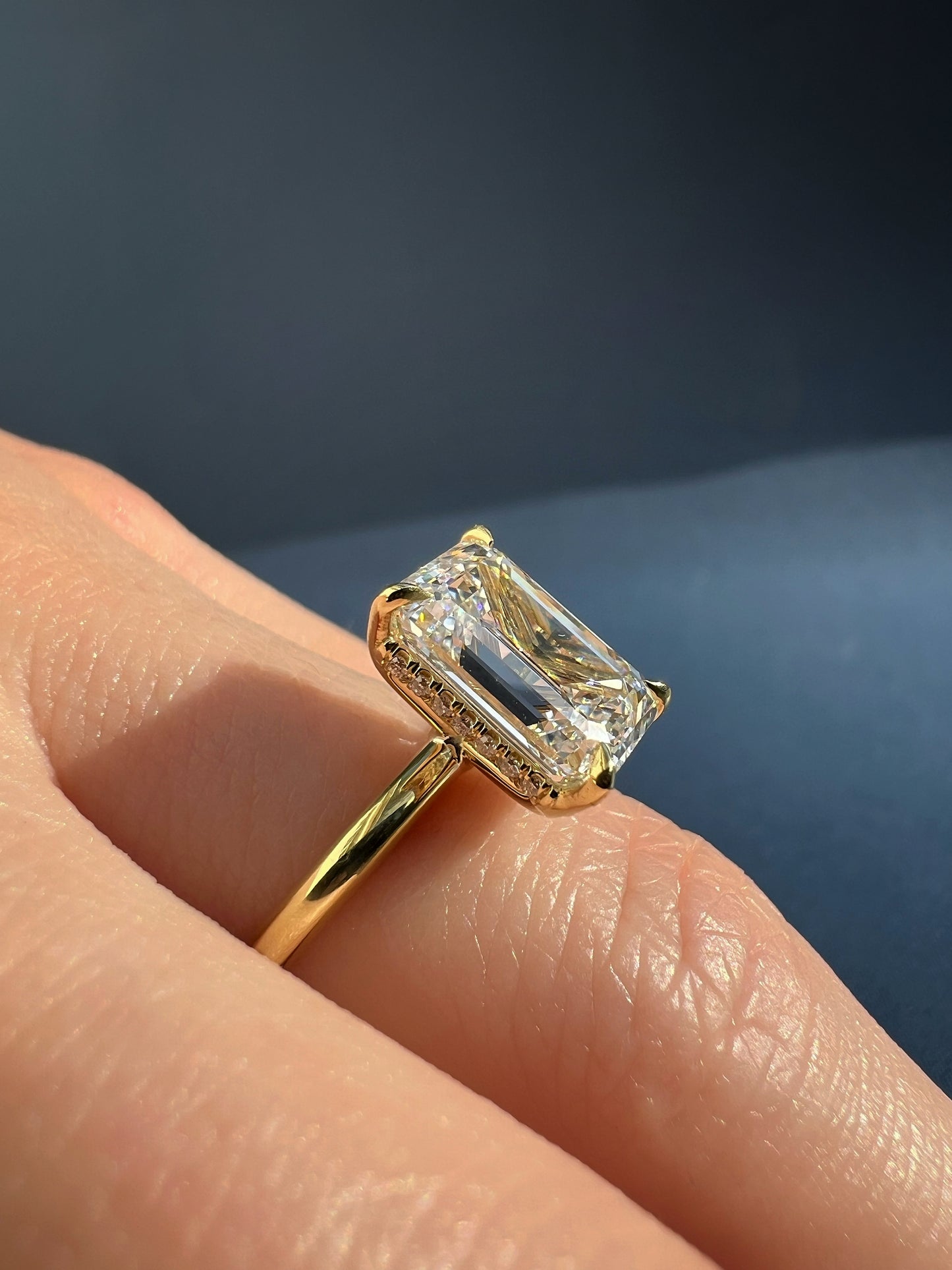 Emerald Cut Solitaire