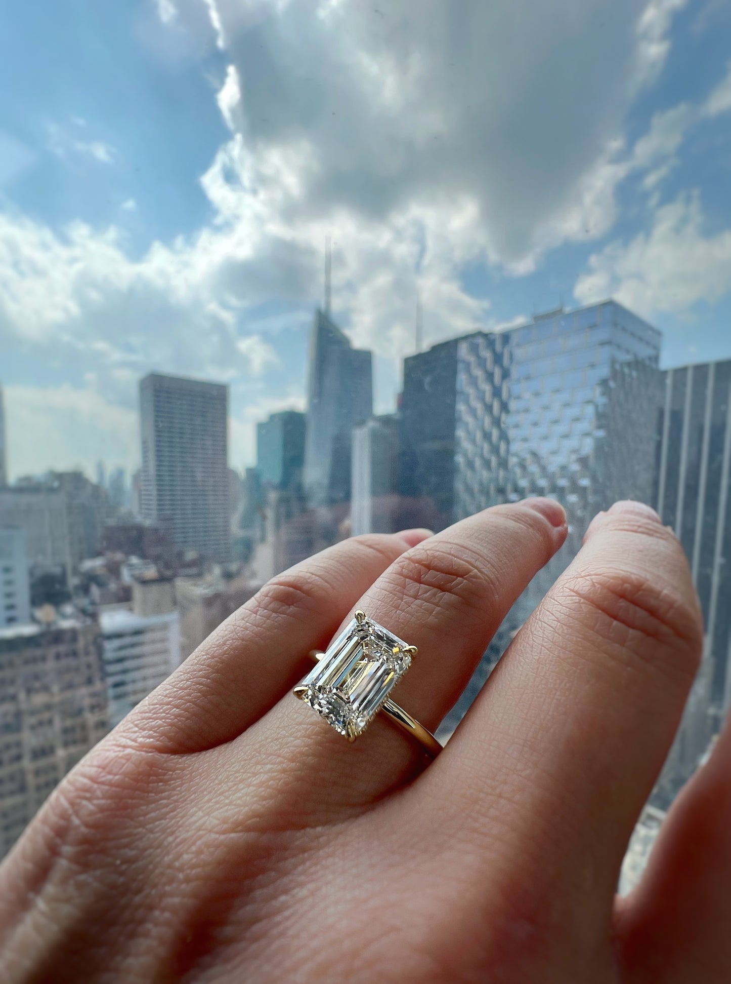 Emerald Cut Solitaire