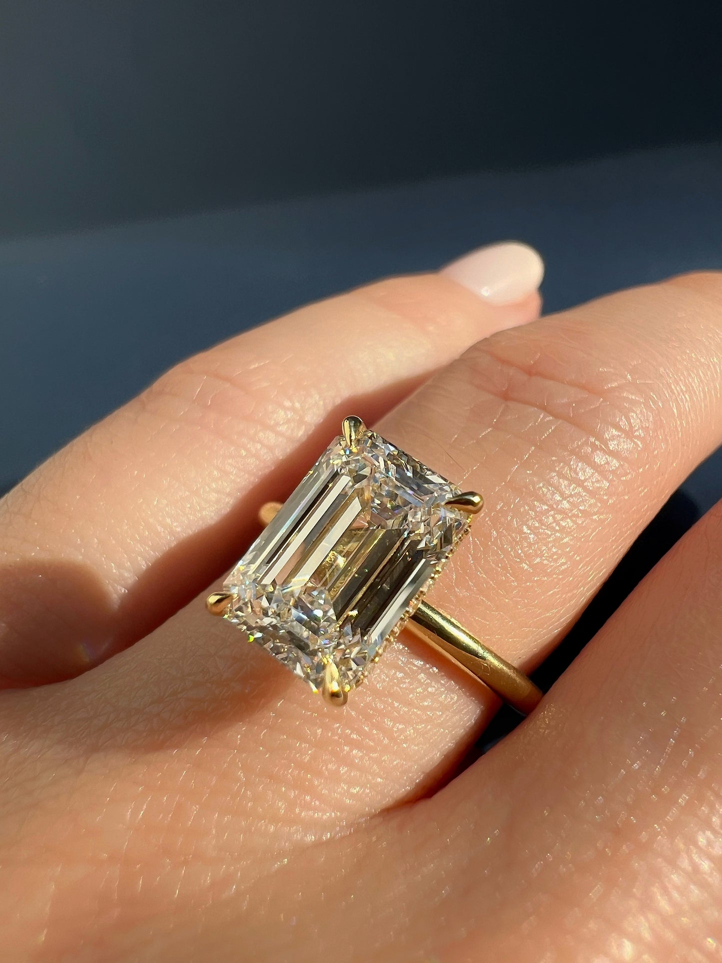 Emerald Cut Solitaire