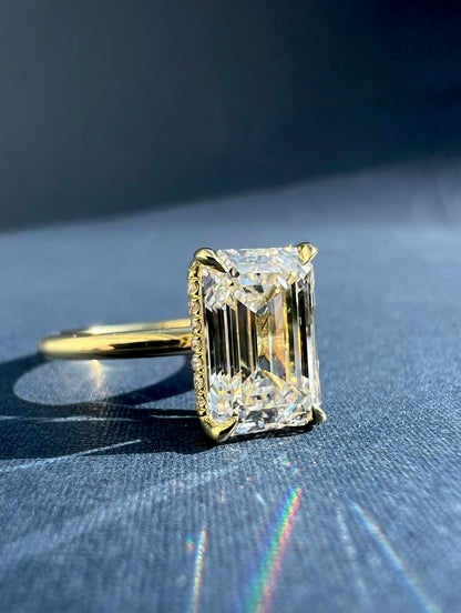 Emerald Cut Solitaire