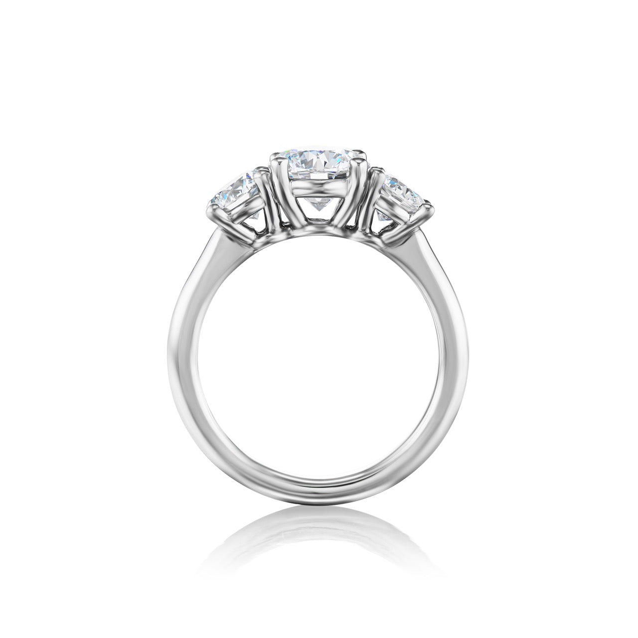 Three Stone Engagement Ring